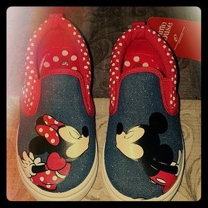 Disney Minnie and mickey Mouse toddler shoes